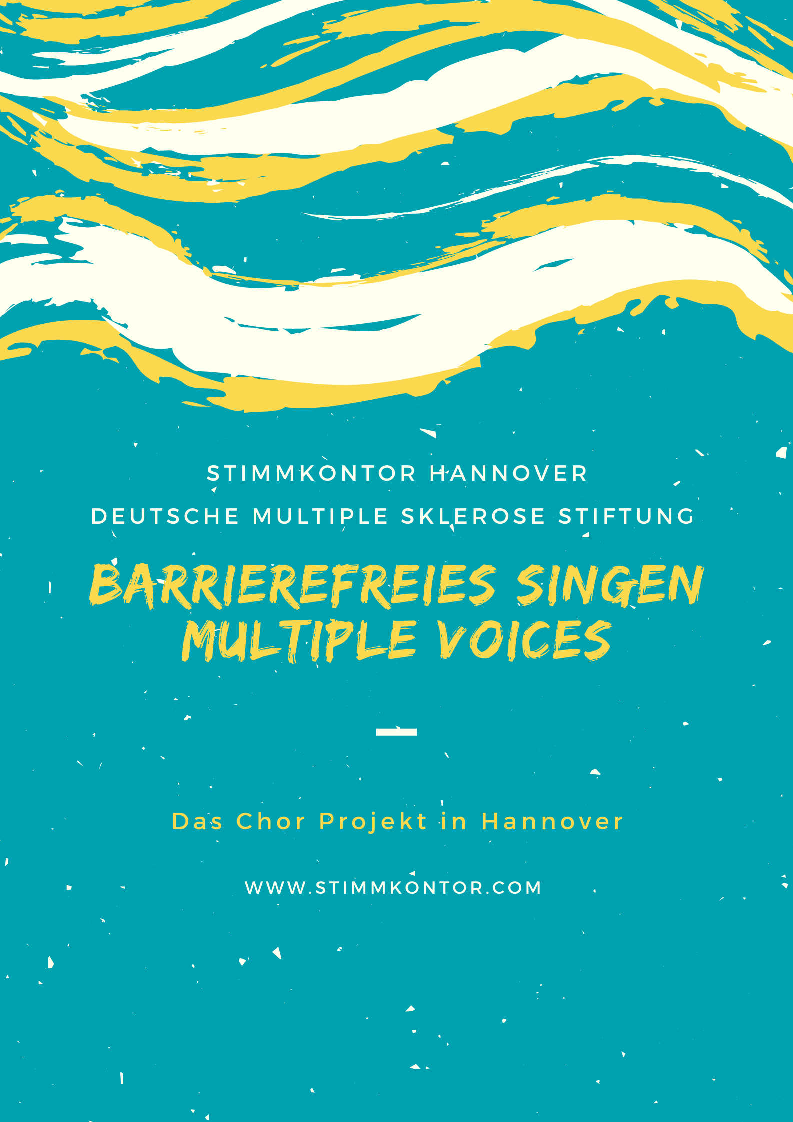 BARRIEREFREIES SINGEN MULTIPLE VOICES Plakat BARRIEREFREIES SINGEN MULTIPLE VOICES Plakat