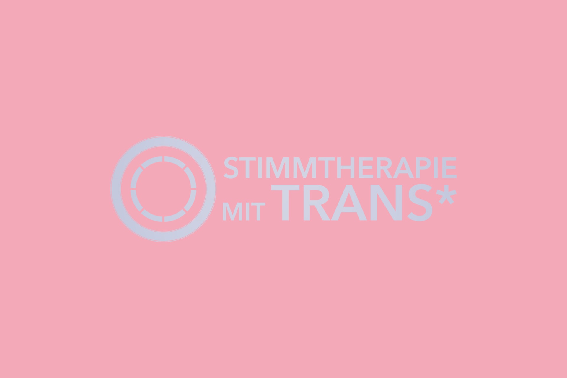 Stimmtherapie mit trans* Blog Stimmtherapie mit trans* Blog