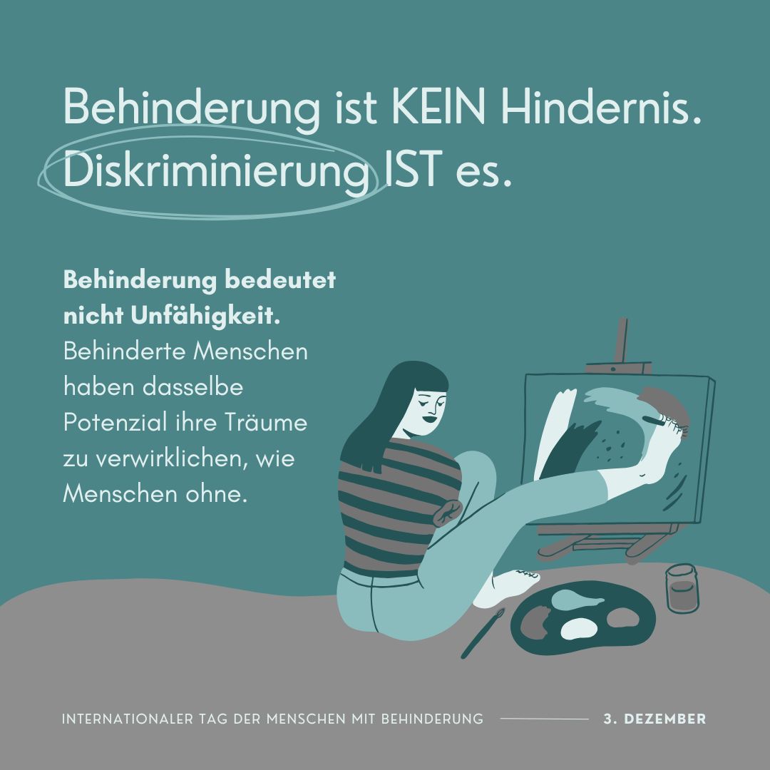 Internationaler Tag der Menschen mit Behinderung